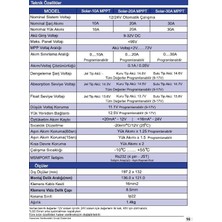 Havensis SOLAR-30AMPS Mppt Solar Şarj Kontrol Cihazı  30AMPER 12/24V