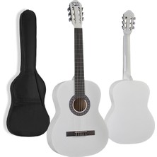 Midex CG-34WH Kaliteli 34 İnç 1/2 Juniur Çocuk Gitarı 4-8 Yaş Arası + Çanta Capo Nota Sticker Askı Pena Metod