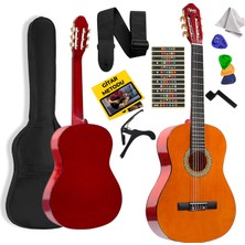 Midex CG-34YL Kaliteli 34 Inç 1/2 Juniur Çocuk Gitarı 4-8 Yaş Arası (Çanta Askı Pena Metod)