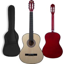 Midex CG-34NT Kaliteli 34 İnç 1/2 Juniur Çocuk Gitarı 4-8 Yaş Arası + Çanta Capo Nota Sticker Askı Pena Metod