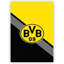 Zinbooz Borussia Dortmund Ahşap Poster 20x29 cm