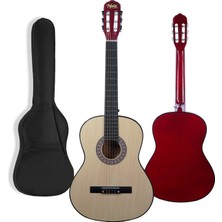 Midex CG-36NT Kaliteli 36 İnç 3/4 Juniur Çocuk Gitarı 8-12 Yaş Arası + Çanta Askı Capo Nota Sticker Pena Metod