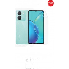 Wrapsol Vivo Y27S Ön, Arka ve Yan 360 Derece Tam Kaplama Tpu Film