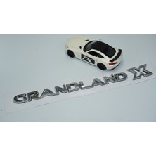 Dk Tuning Opel Grandlandx Bagaj Krom Abs 3m 3D Yazı Logo Amblem