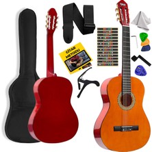 Midex CG-270M Doğal Renk Klasik Gitar 4/4 Yetişkin Boy Sap Ayarlı Full Set