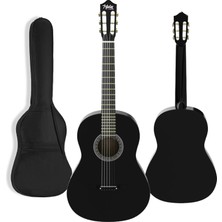 Midex CG-270BK Siyah Klasik Gitar 4/4 Yetişkin Boy Sap Ayarlı Full Set