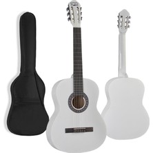 Midex CG-270WH Beyaz Renk Klasik Gitar 4/4 Yetişkin Boy Sap Ayarlı Full Set