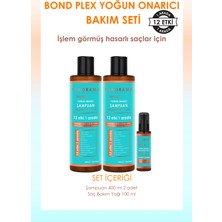 Panorama Professional Bond Plex Yoğun Onarıcı Bakım Seti 12 Etki 1 Arada 400 ml x 2 Şampuan + 100 ml Saç Bakım Yağı