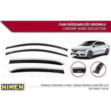 Renault Megane 4 2016- Kromlu Cam Rüzgarlığı