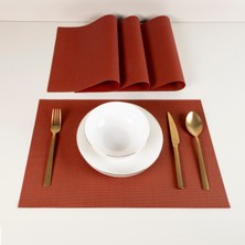 Maxstyle Harmony Mahogany 4 Parça Amerikan Servis Seti 30X45 cm