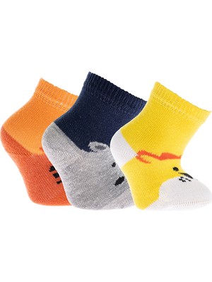 Be Cool Bolero Desenli 3lü Soket Çorap Erkek Bebek
