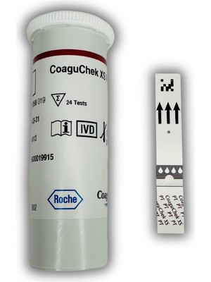 Roche Coaguchek Xs 24'lü Inr Ölçüm Stribi (Çubuğu)