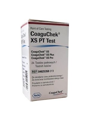 Roche Coaguchek Xs 24'lü Inr Ölçüm Stribi (Çubuğu)