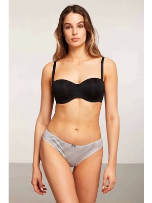 Kom Sheena Straplez Sütyen - Siyah
