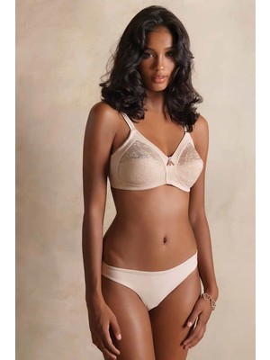 Yeni Inci 1905 Dantelli Toparlayıcı Sütyen - Siyah