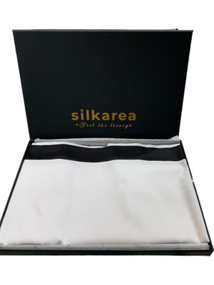 Silkarea Yastık Kılıfı Takımı Beyaz-Siyah