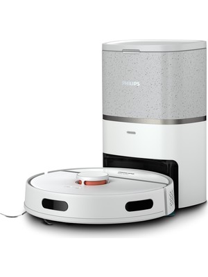 Philips XU3110/02 3100 Serisi HomeRun Aqua Islak Kuru Temizlik Robotu, Otomatik Boşaltma İstasyonlu, HomeRun, Açık Renk & Beluga Metalik,