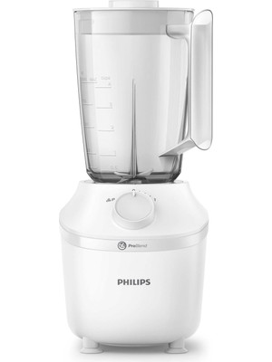 Philips 3000 Serisi Blender, ProBlend Teknolojisi, 450W, 1,9 Lt, Paslanmaz Çelik Bıçaklar, Beyaz, HR2041/00