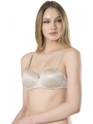 Fabony Sırtı Şeffaf Desteksiz Sütyen 3021