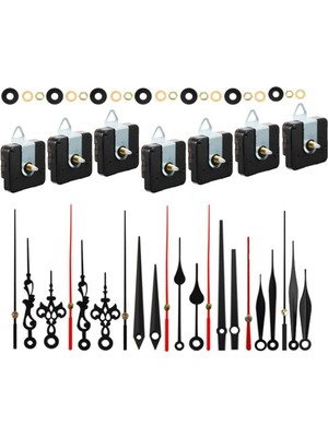Sunshinee 14 Takım Quartz Saat Hareket Mekanizması, Sessiz Kısa Şaftlı Saat Mekanizmaları, Ibreli, Duvar Saati Mekanizma Parçaları (Yurt Dışından)
