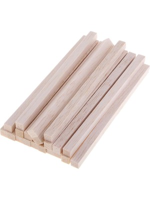 Belovee Dıy Craft Için Doğal Bitmemiş Kare Balsa Çubuk Bloğ 150MM (Yurt Dışından)