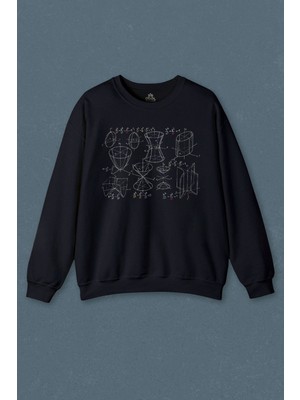 So Cool Matematik Geometri Mathematica Problem Denklem Baskılı Unisex Sweat