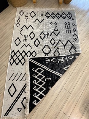 Stay With Love Kilim Çift Taraflı Pamuklu Dokuma Yıkanabilir Iskandinav Kilim