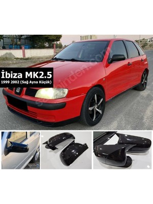 HYM Tuning Seat Ibiza Mk 2.5 1999 2002 Yarasa Ayna Kapak Parlak Siyah