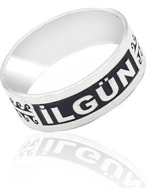 Midyat Nurtaş Gümüş Isimli 925 Ayar Gümüş Alyans Yüzük 201022777