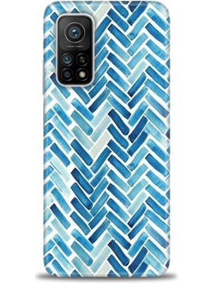 gmotp Xiaomi Mi 10T Pro Kılıf Hd Baskılı Kılıf - Mavi Çizgiler