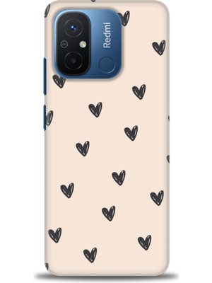 gmotp Xiaomi Redmi 12C Kılıf Hd Baskılı Kılıf - Minik Kalpler