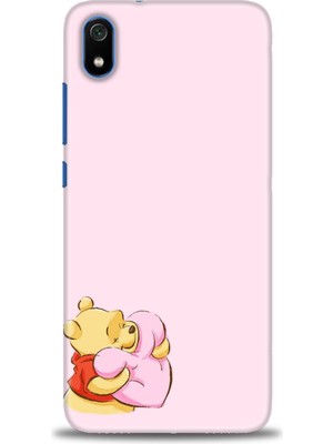 gmotp Xiaomi Redmi 7A Kılıf Hd Baskılı Kılıf - Winnie The Pooh Kalpli