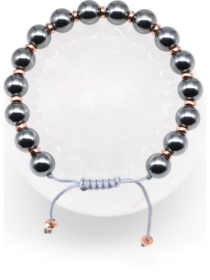 Alibaba Doğaltaş Terahertz Doğal Taş Makrome Örme Bileklik Fasetli Kesim