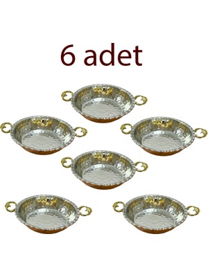 Efemir 6’lı Bakır Mini Kahvaltılık 