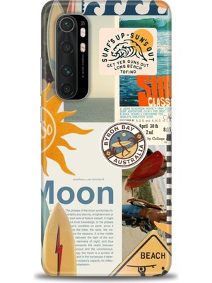 gmotp Xiaomi Mi Note 10 Lite Kılıf Hd Baskılı Kılıf - Moon