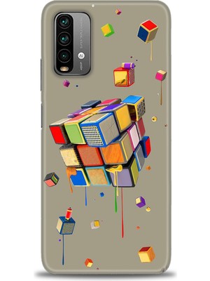 gmotp Xiaomi Redmi 9t Kılıf Hd Baskılı Kılıf - Zeka Küpü