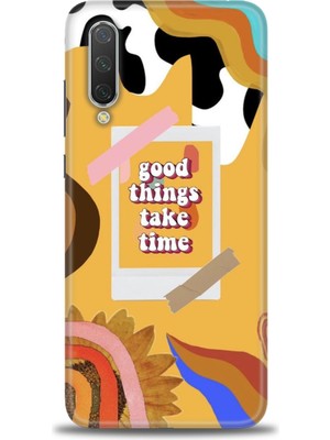gmotp Xiaomi Mi 9 Lite Kılıf Hd Baskılı Kılıf - Take Time