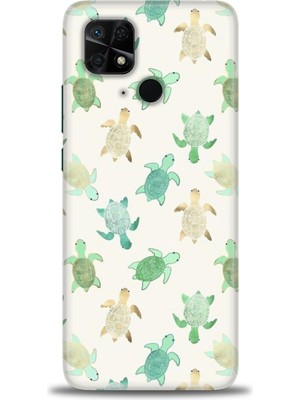 gmotp Xiaomi Redmi 10C Kılıf Hd Baskılı Kılıf - Minik Kaplumbağalar