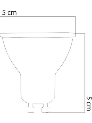 Heka ERD-285 GU10 220V 6W 4000K Cob LED Ampul