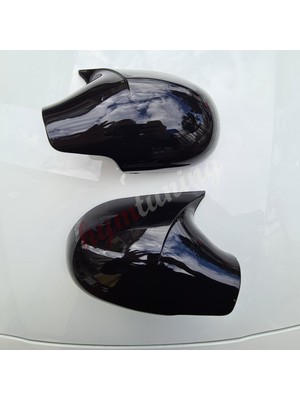 HYM Tuning Peugeot 206 1998 2012 Yarasa Ayna Kapağı Piano Black