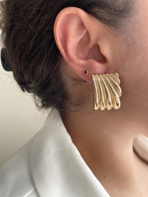 Vanitas İstanbul Poesıa Gold Özel Seri Küpe