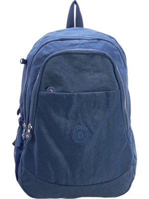 Baginn Klinkır Okul Çantası Hafif Yağmur Geçirmez Kumaş Çok Cepli