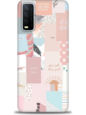 gmotp Vivo Y20S Kılıf Hd Baskılı - Girl