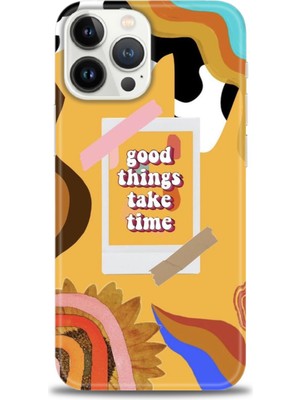 gmotp iPhone 15 Pro Max Kılıf Hd Baskılı - Take Time