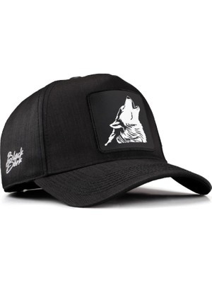 BlackBörk Kurt Logolu Cordura Siyah Beyzbol Şapka