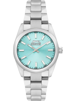 Slazenger SL.09.2276.3.04 Quartz Çelik Gri Mavi Kadran 32 mm Kadın Kol Saati