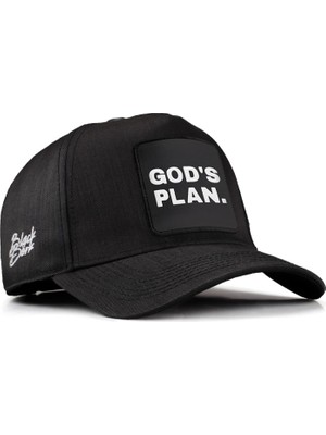 BlackBörk God's Plan Logolu Cordura Siyah Beyzbol Şapka