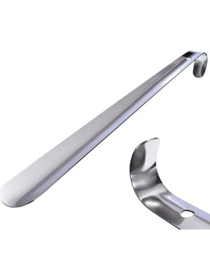 Toptancı Amca Dayanıklı Metal Ayakkabı Çekeceği - Eğilmeden Ayakkabınızı Giyin - Kerata  60 cm