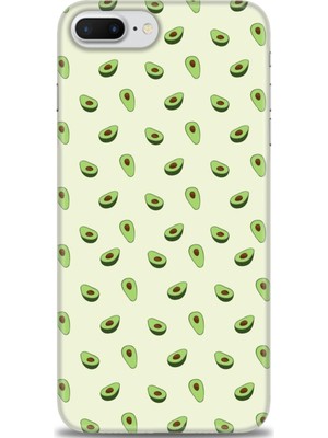 gmotp iPhone 8 Plus Kılıf Hd Baskılı - Minik Avakadolar