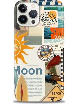 gmotp iPhone 15 Pro Kılıf Hd Baskılı - Moon